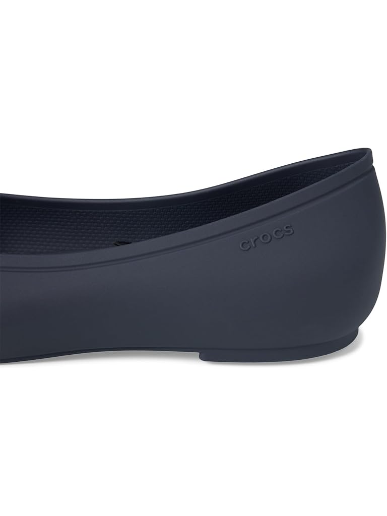 Navy Crocs Brooklyn Pointed Flat