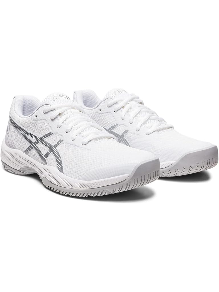 White ASICS Women's GEL-Game 9 Tennis Shoe