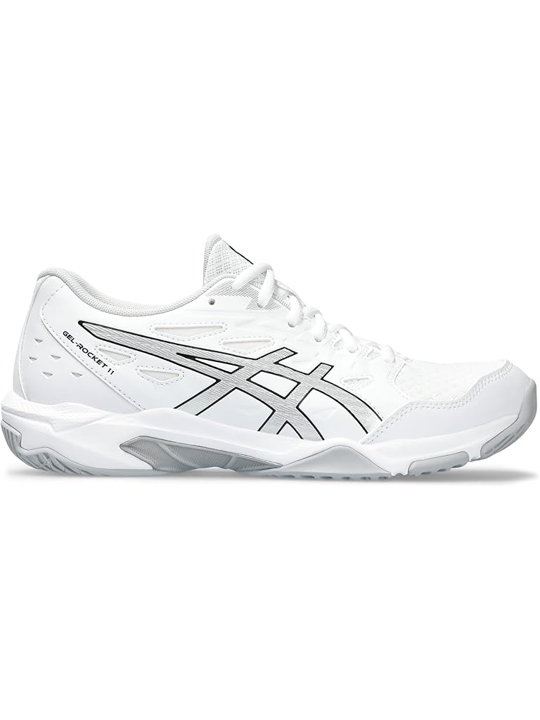 White ASICS Women's GEL-Rocket 11 Volleyball Shoe