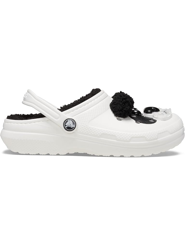 White Crocs Kids Classic Lined I Am Clogs (Little Kid/Big Kid)