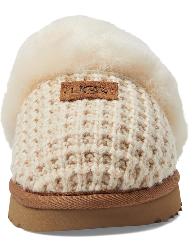 Beige UGG Cozy Knit Slipper