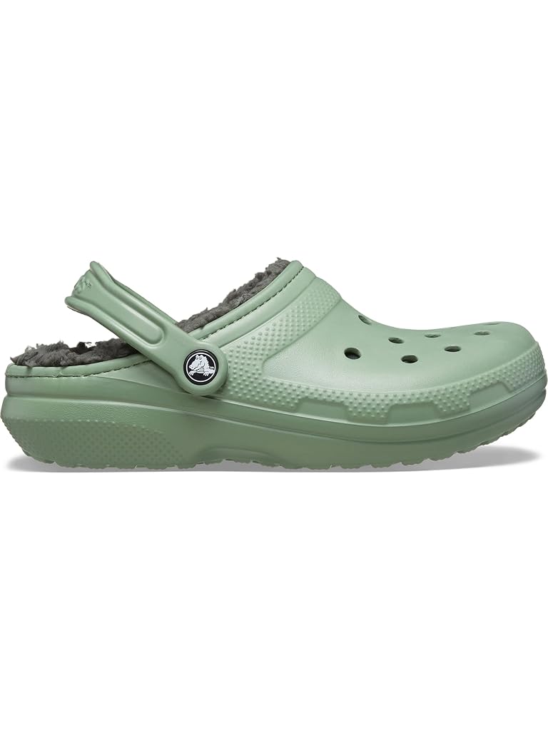 Green Crocs Classic Lined Clog