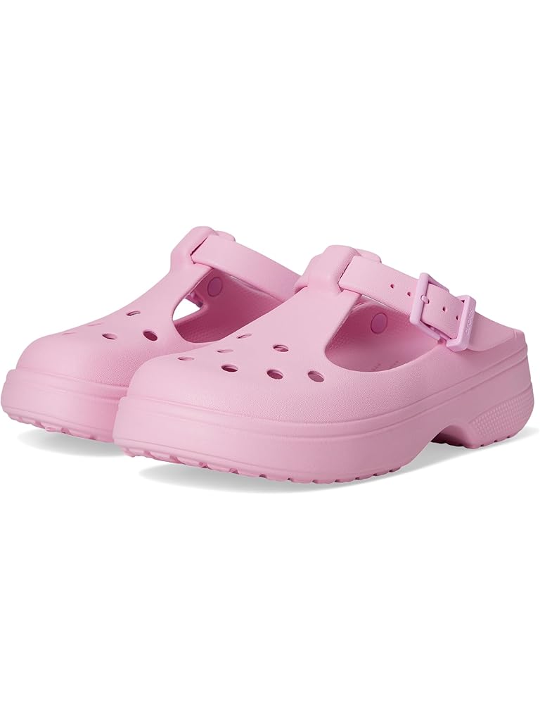 Pink Crocs Classic Mary Jane Clogs