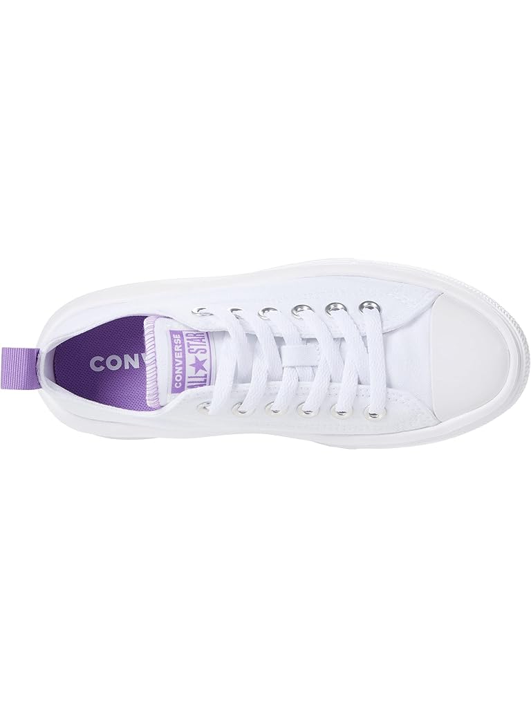 White Converse Kids Chuck Taylor&#174; All Star&#174; Move Ox - Canvas Color (Big Kid)