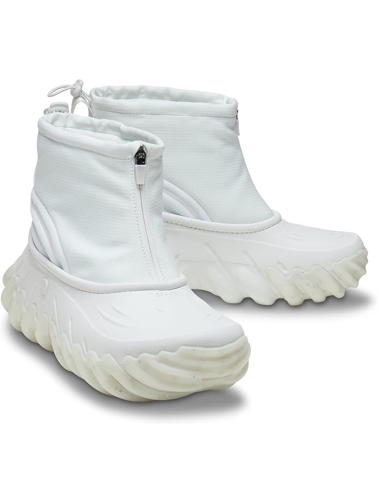 White Crocs Echo Boots