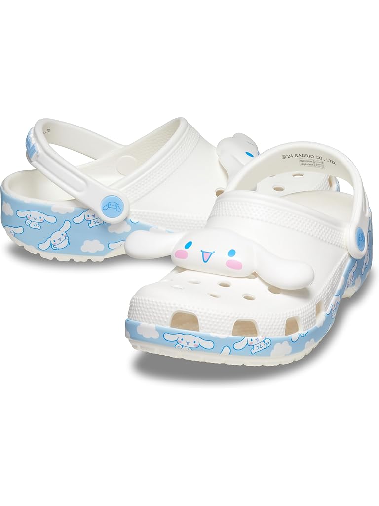 White Crocs Hello Kitty Classic Clogs