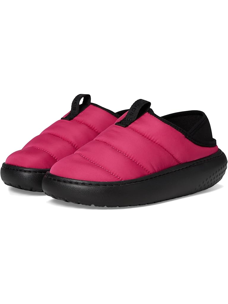 Pink Crocs Kids Classic Puff Moc (Little Kid/Big Kid)