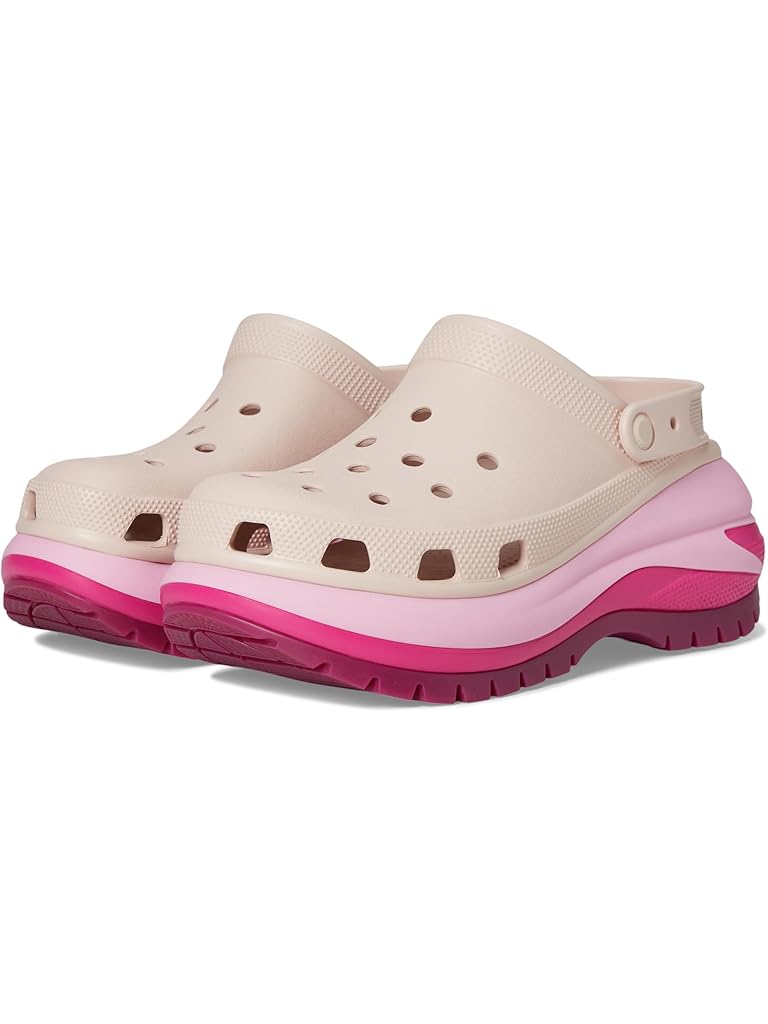 Pink Crocs Mega Crush Clog