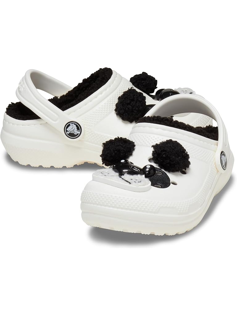 White Crocs Kids Classic Lined I Am Clogs (Little Kid/Big Kid)