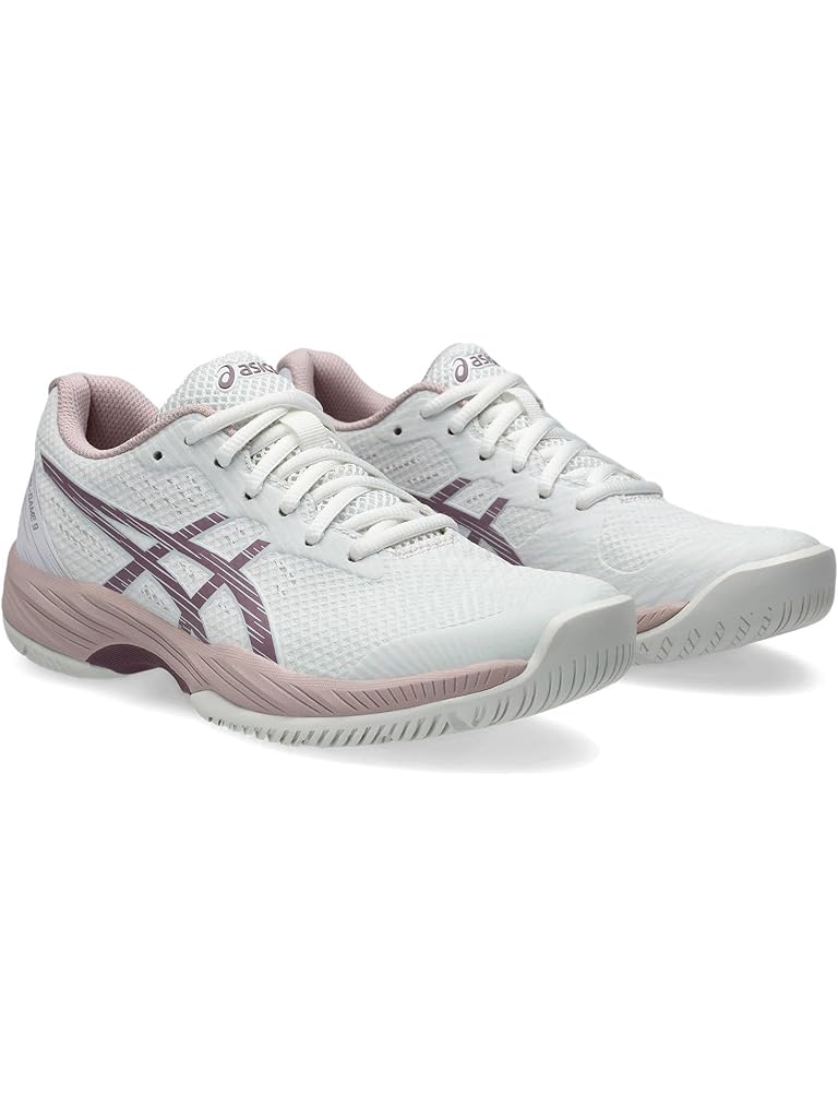 White ASICS Women's GEL-Game 9 Tennis Shoe