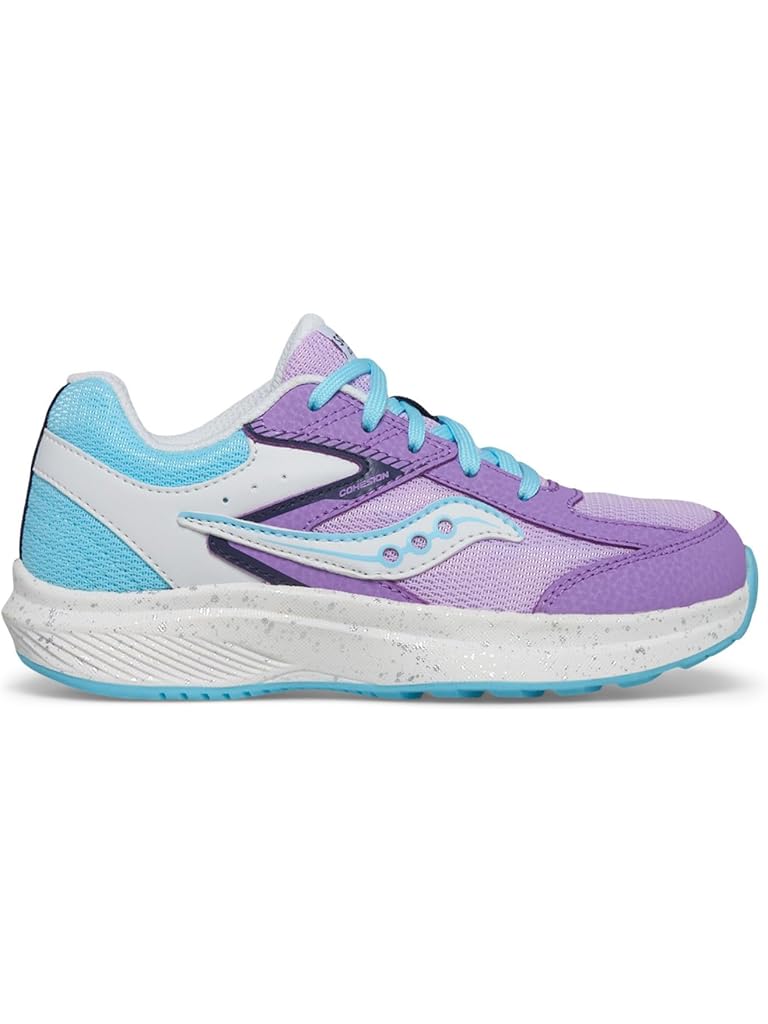 Purple Saucony Kids Cohesion KDZ Sneakers (Little Kid/Big Kid)