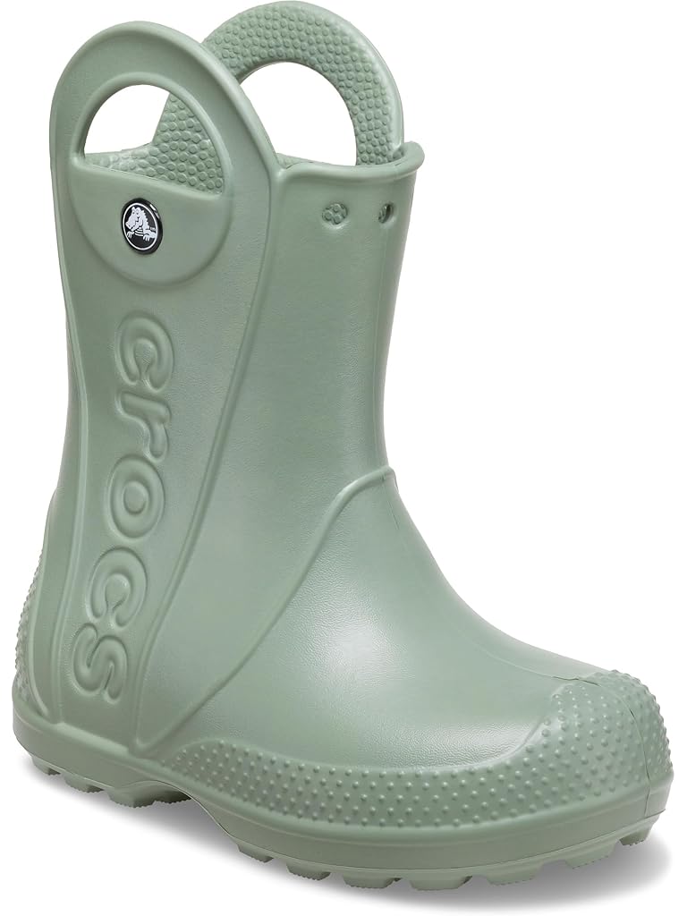 Green Crocs Kids Handle It Rain Boots (Toddler/Little Kid)