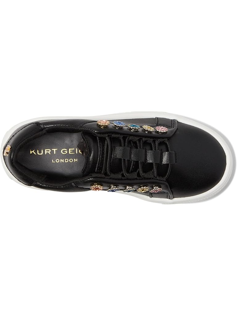 Black Kurt Geiger London Kids Mini Liviah (Little Kids/Big Kids)