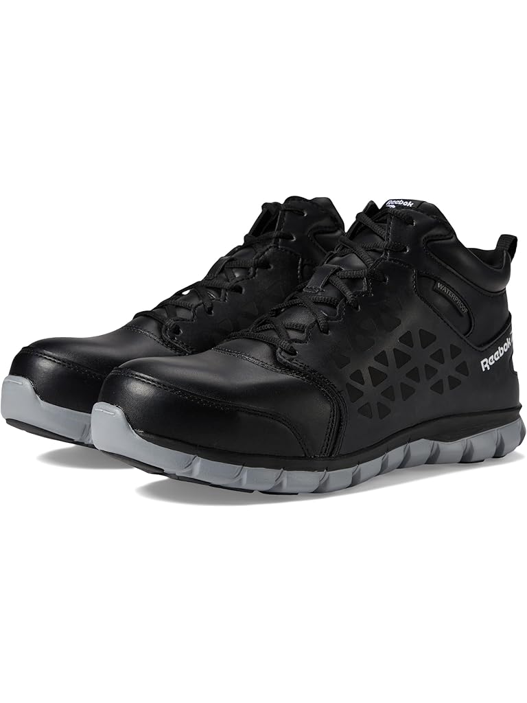 Black Reebok Work Sublite Cushion Work Mid Comp Toe EH