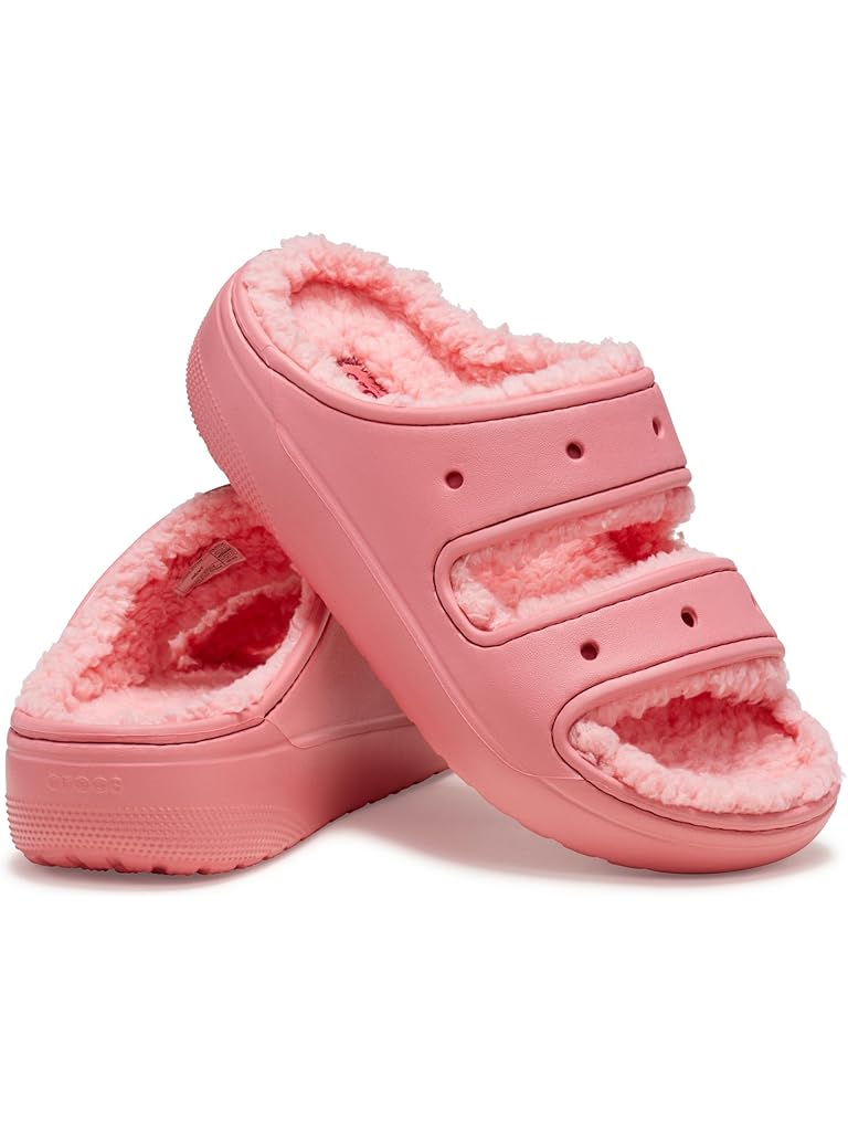 Pink Crocs Classic Cozzzy Sandal