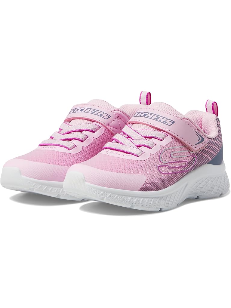 Pink SKECHERS KIDS Microspec Plus - Sprint Speed (Little Kids/Big Kids)