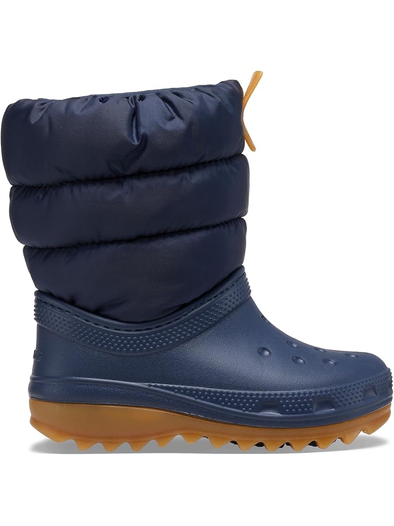 Navy Crocs Kids Classic Neo Puff Boot (Little Kid/Big Kid)