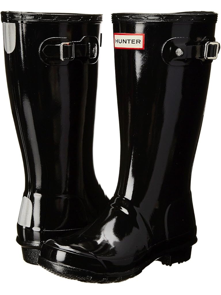 Black Hunter Kids Original Kids' Gloss Rain Boot  (Little Kid/Big Kid)