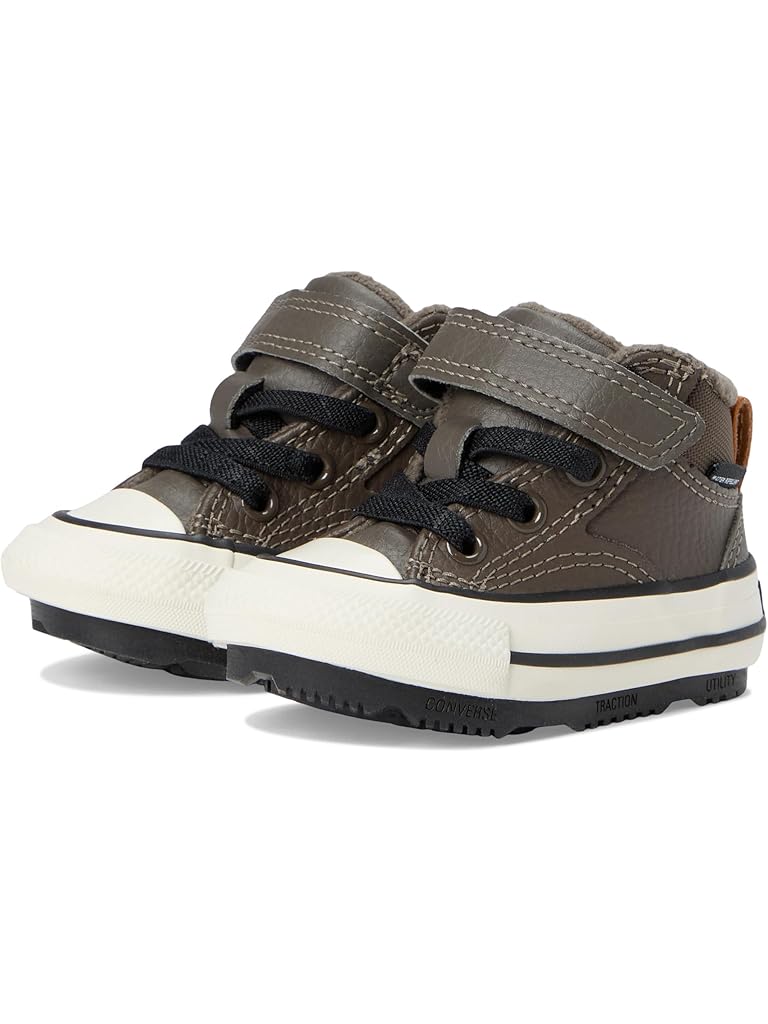 Brown Converse Kids Chuck Taylor All Star Water-Repellent Malden Street Easy-On Boot (Toddler)