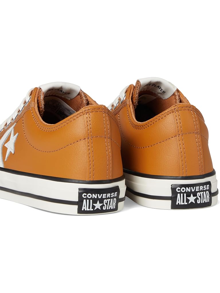 Yellow Converse Kids Star Player 76 Leather (Big Kid)