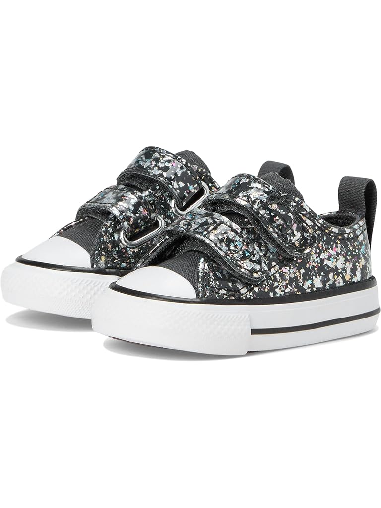 Black Converse Kids Chuck Taylor All Star Glitter Easy-On (Toddler)