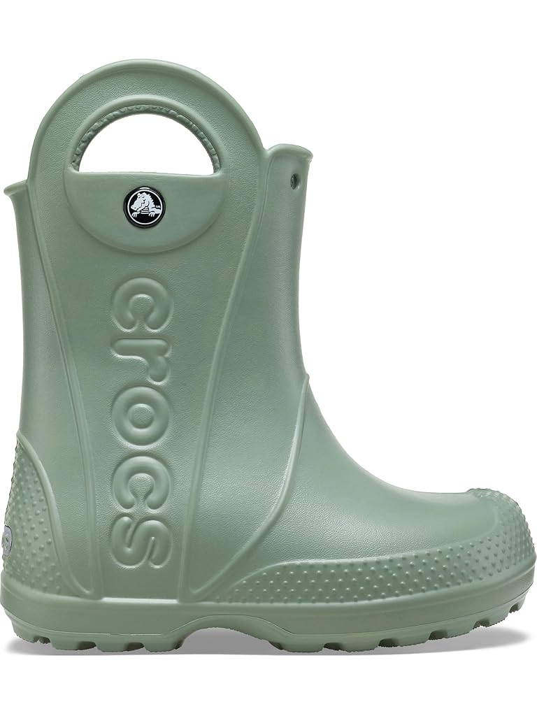 Green Crocs Kids Handle It Rain Boots (Toddler/Little Kid)