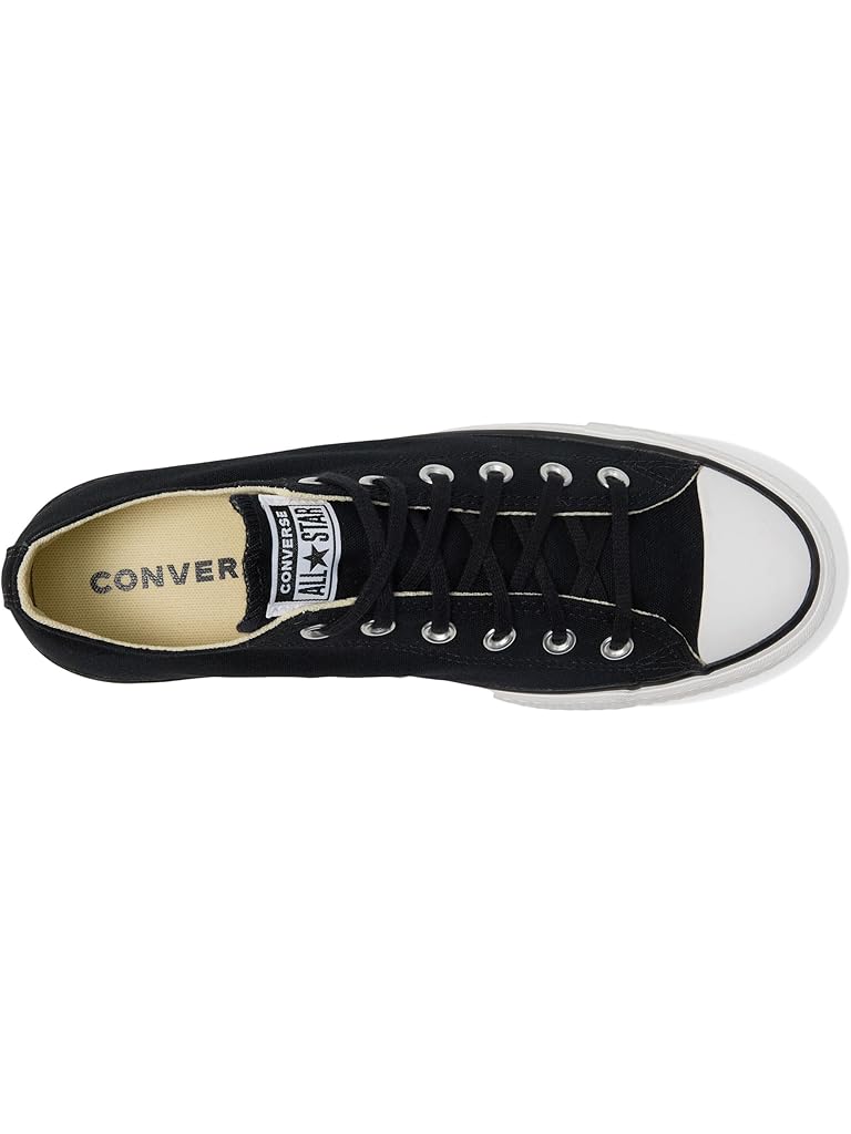 Black Converse Chuck Taylor All Star Low Top Platform Sneaker