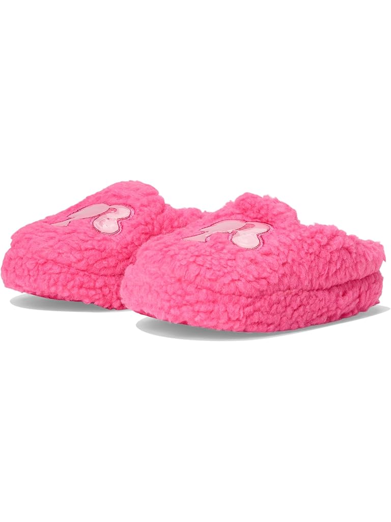 Pink Ground Up Barbie Sherpa Spa Slipper (Little Kid/Toddler)