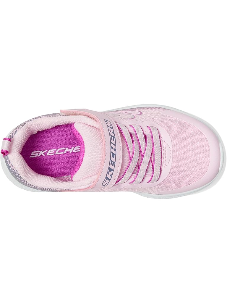 Pink SKECHERS KIDS Microspec Plus - Sprint Speed (Little Kids/Big Kids)