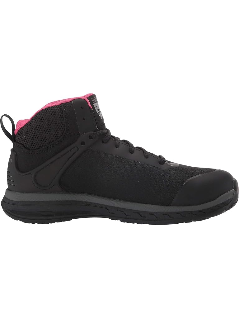 Black Timberland PRO Drivetrain Mid Composite Safety Toe Static Dissipative