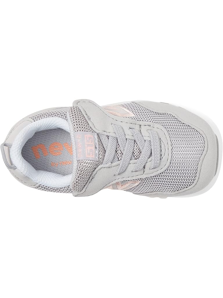 Gray New Balance Kids 515 New-B Hook-and-Loop (Infant/Toddler)