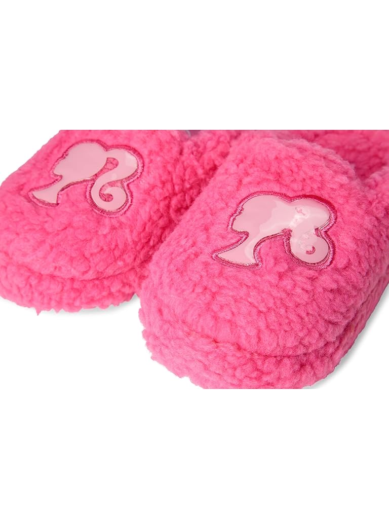 Pink Ground Up Barbie Sherpa Spa Slipper (Little Kid/Toddler)