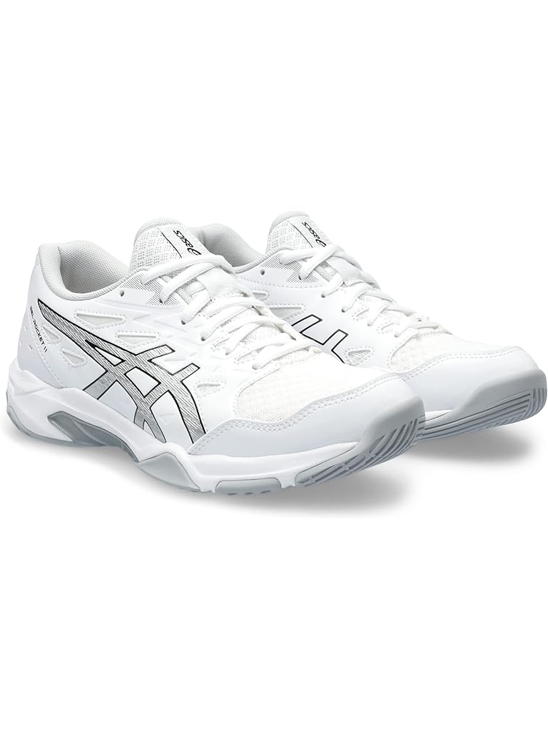 White ASICS Women's GEL-Rocket 11 Volleyball Shoe