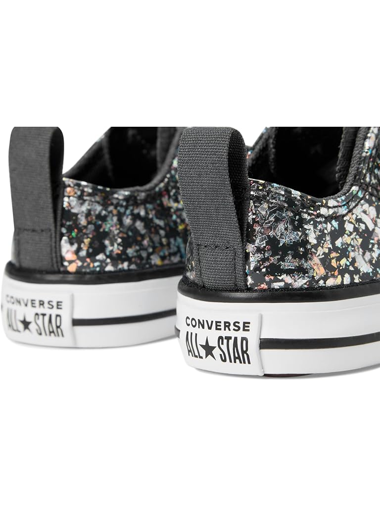 Black Converse Kids Chuck Taylor All Star Glitter Easy-On (Toddler)