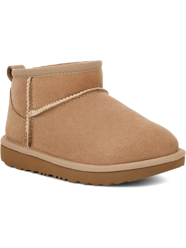 Beige UGG Kids Classic Ultra Mini (Little Kid/Big Kid)