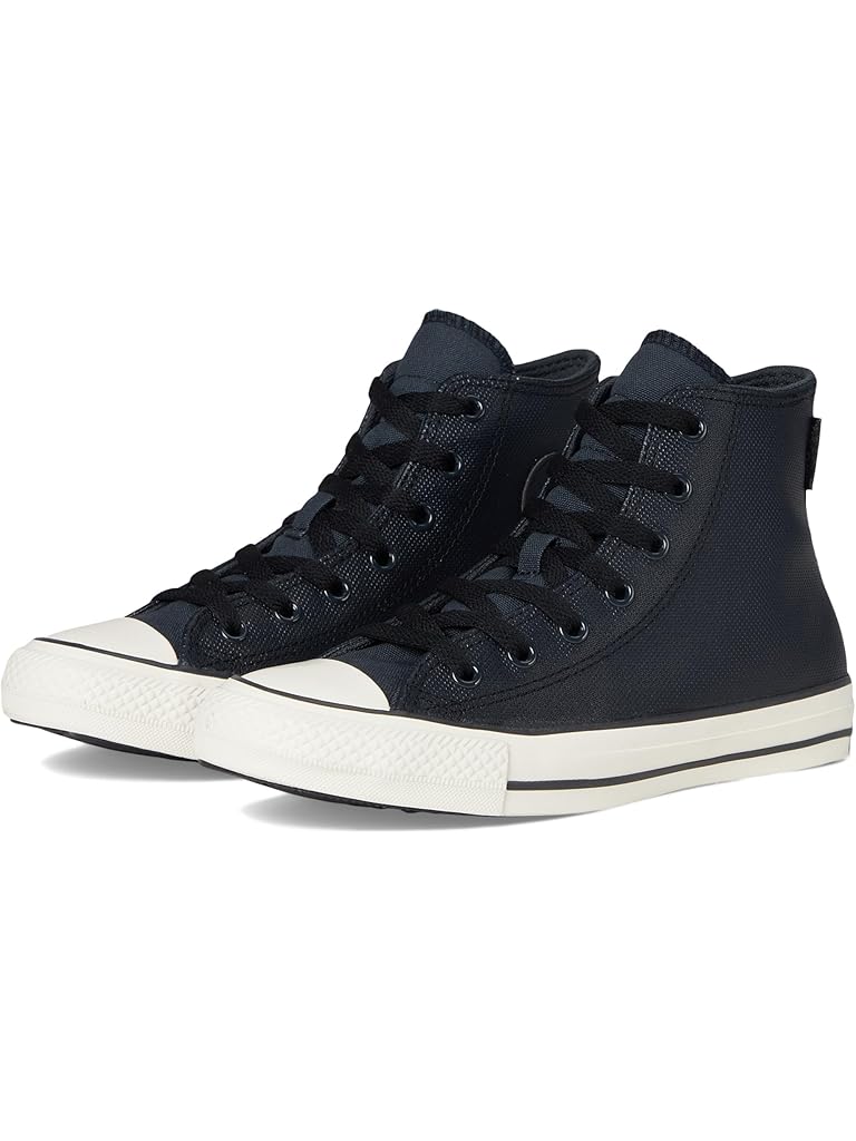 Black Converse Kids Chuck Taylor All Star Water-Repellent Leather (Big Kid)