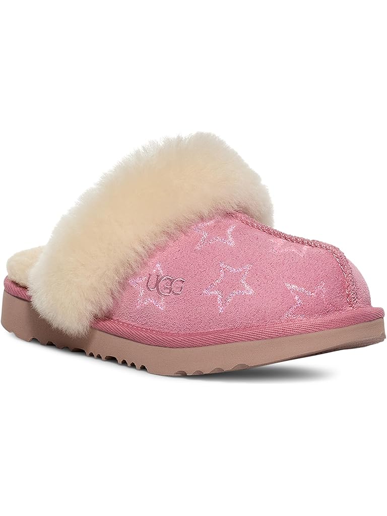 Pink UGG Kids Cozy II Iridescent Stars (Toddler/Little Kid/Big Kid)