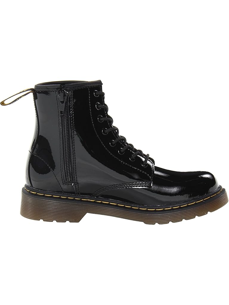 Black Dr. Martens Kid's Collection 1460 Junior Lace Up Fashion Boot (Little Kid/Big Kid)