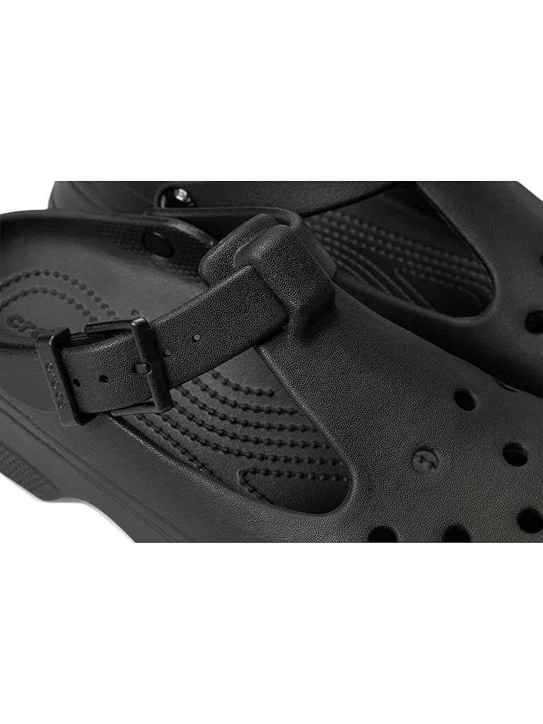 Black Crocs Classic Mary Jane Clogs