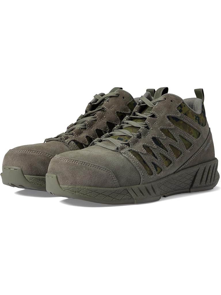 Taupe Reebok Work Floatride Energy Tactical EH Comp Toe Mid-Top