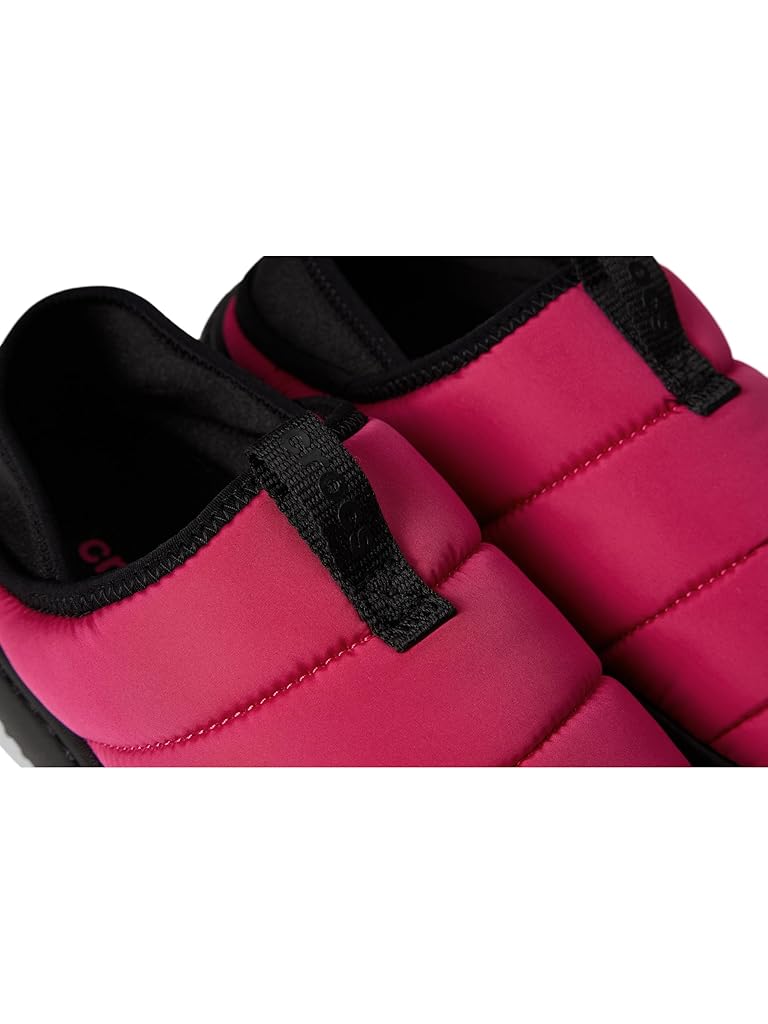 Pink Crocs Kids Classic Puff Moc (Little Kid/Big Kid)