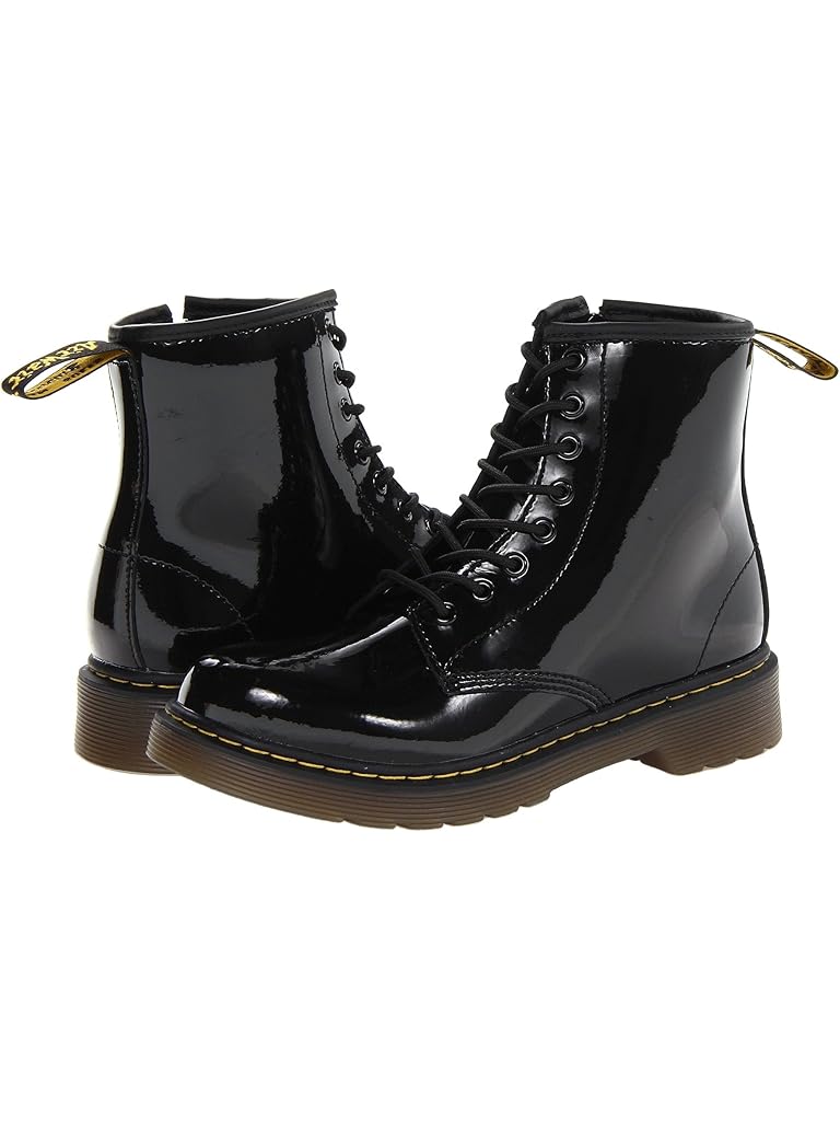 Black Dr. Martens Kid's Collection 1460 Junior Lace Up Fashion Boot (Little Kid/Big Kid)