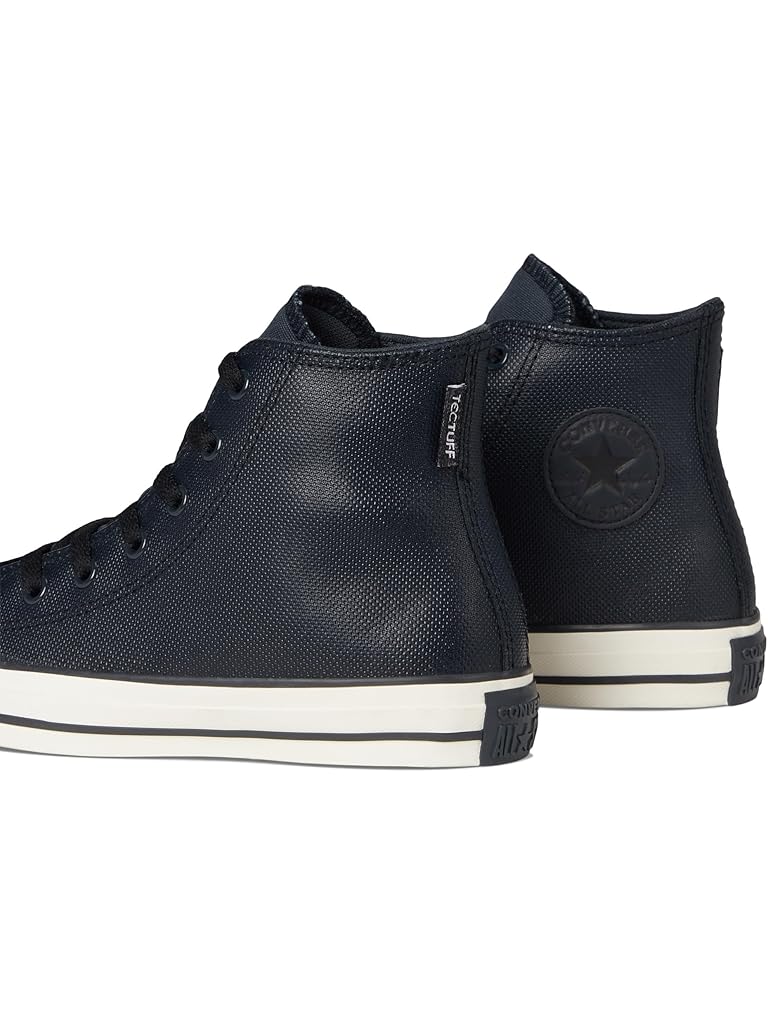 Black Converse Kids Chuck Taylor All Star Water-Repellent Leather (Big Kid)