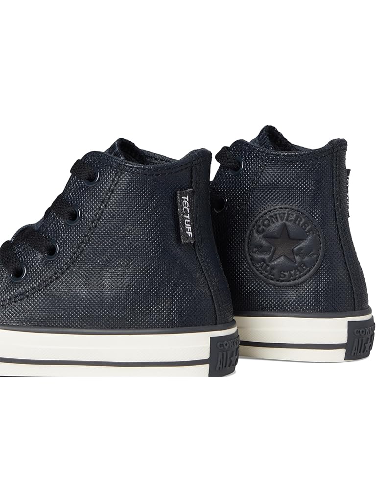 Black Converse Kids Chuck Taylor All Star Water-Repellent Leather (Little Kid)